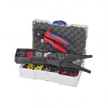 Maleta con pelacables y prensaterminales Knipex